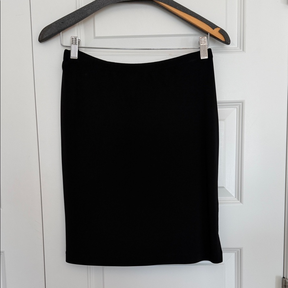 Petite Sophisticate Classic Black Pencil Skirt